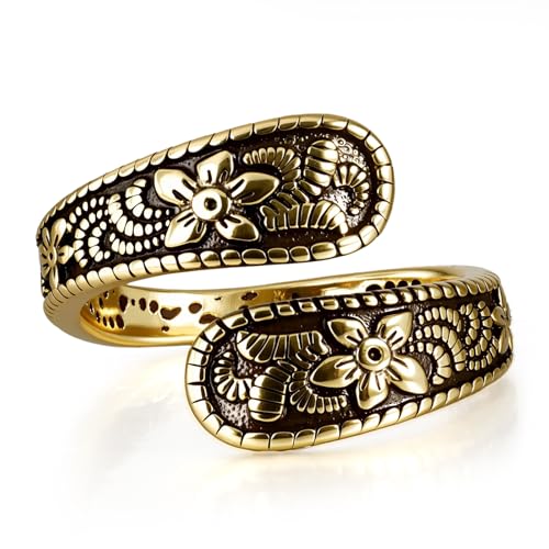 Vintage Ring with Complex Patterns