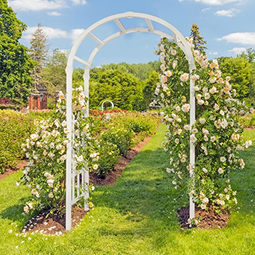 Weather-Resistant Vinyl Garden Arch