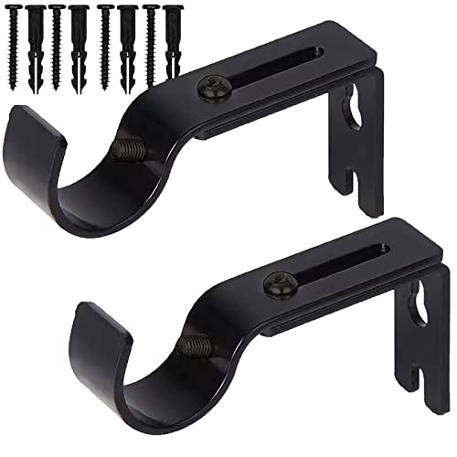 Wall Mount Curtain Rod Brackets
