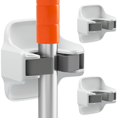 Wall-Attached Broom Holder