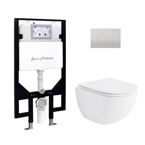 Wall-Attached Small Toilet