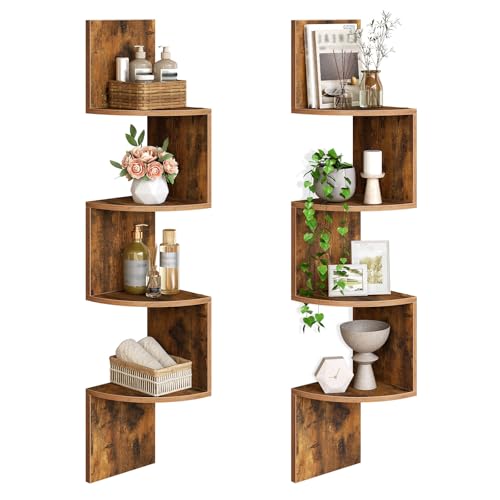 Wall-Mounted Corner Shelf