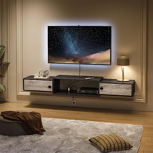 Wall-Mounted Media Console
