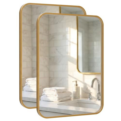 Wall-Mounted Mirror Set
