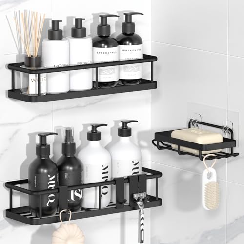 Shower Storage That Sticks to the Wall
