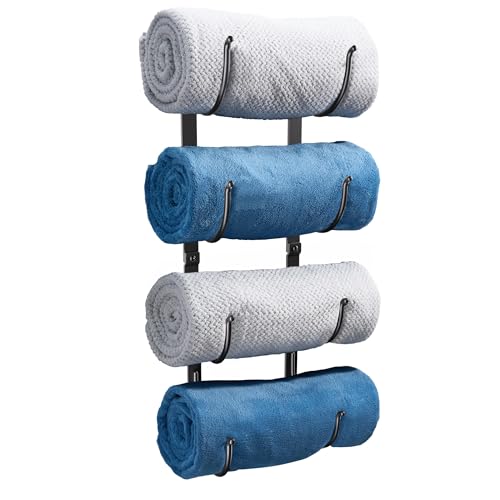 Wall-Mounted Towel Display Rack