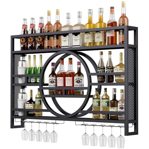 Mirrored Wall-Mounted Rack