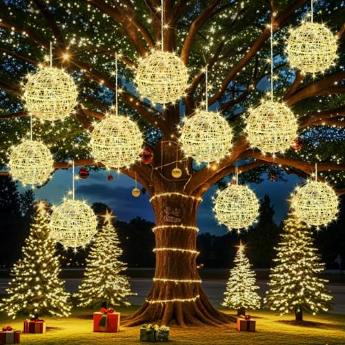 Waterproof LED Hanging Orbs