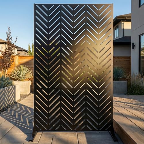 Weather-Resistant Metal Privacy Panels