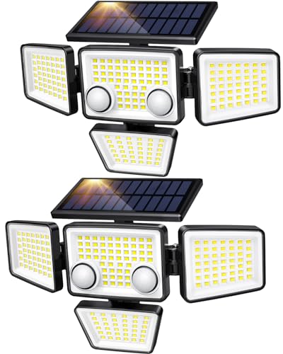 Weatherproof Solar Spotlight Set