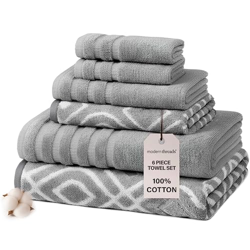 Pristine and Gray Bathroom Towel Collection