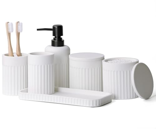 Pure White Bathroom Set