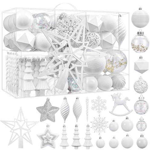 White Christmas Tree Ornaments
