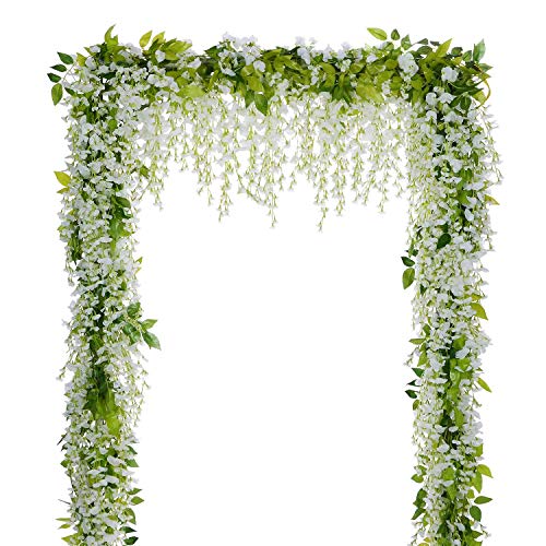 White Floral Garland