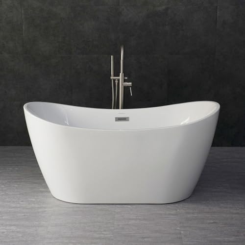 White Freestanding Bathtub