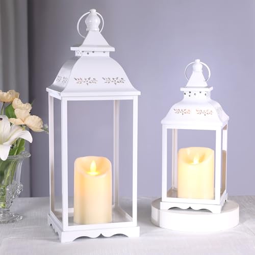 Pearly Metallic Luminary Lanterns