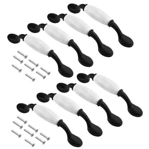 White Nursery Dresser with Black Hardware