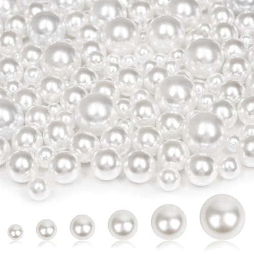 White Pearl Beads for Vase Decoration