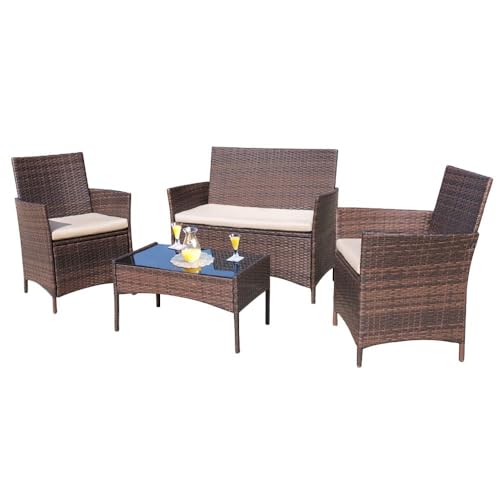 Indoor/Outdoor Wicker Furniture Set