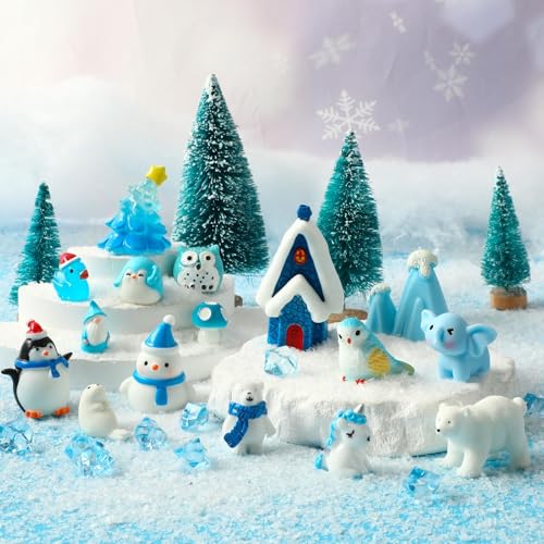 Winter Vignette Statuettes