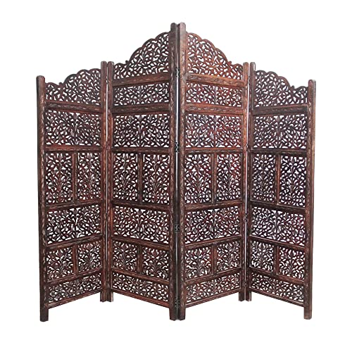 Timber and Metal Room Divider Screen
