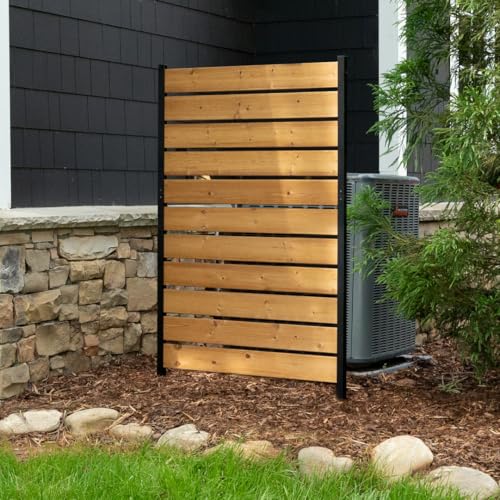 Wood Slat Privacy Screen