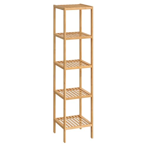 Wooden Bathroom Shelving Unit