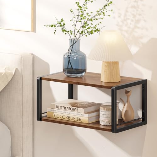 Wooden Floating Nightstand Shelf