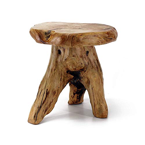 Handcrafted Wooden Garden Stool