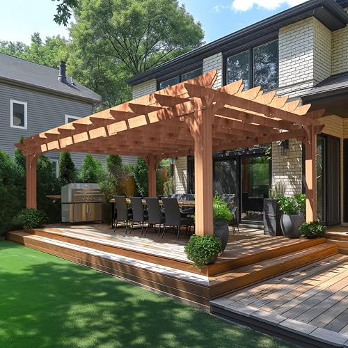 Outdoor Timber Pergola Structure