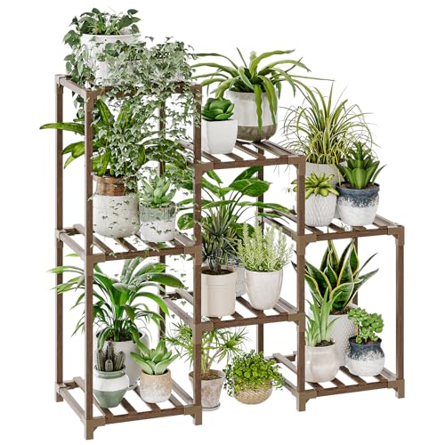 Wooden Plant Stand for Shelves