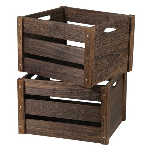 Sturdy Timber Storage Boxes