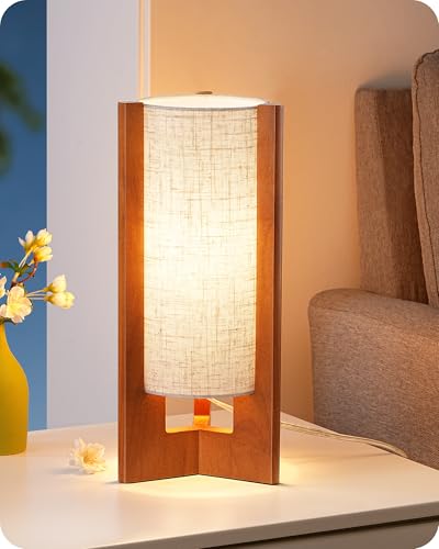 Wooden Bedside Lamp