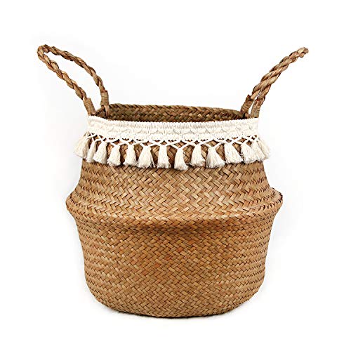 Decorative Woven Basket Planter