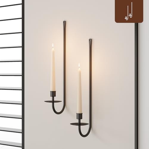 Wrought Iron Candle Sconces