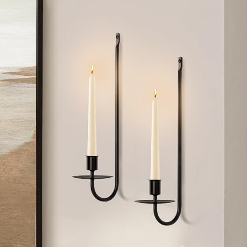 Wrought Iron Candle Sconces