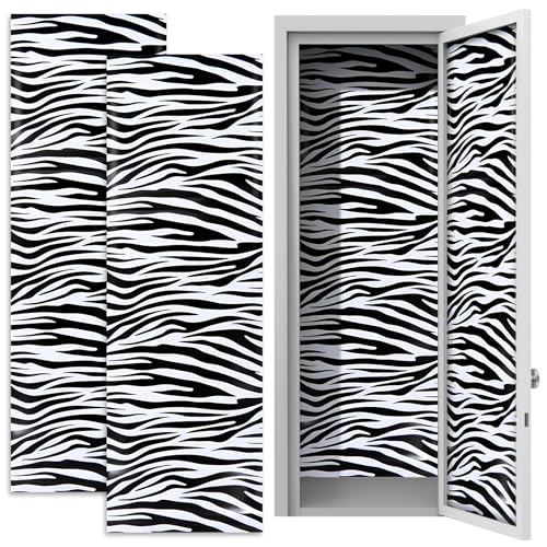 Zebra Pattern Locker Covering